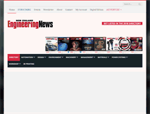 Tablet Screenshot of engineeringnews.co.nz